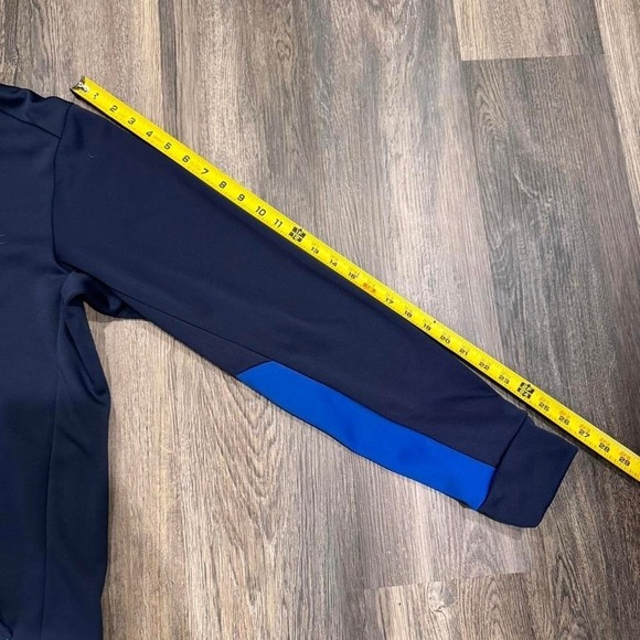 Nike Men's Therma-Fit Center Swoosh Hoodie Large Blue Fleece Active Performance - Picture 6 of 8